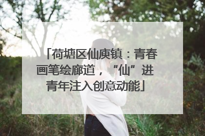 荷塘区仙庾镇：青春画笔绘廊道，“仙”进青年注入创意动能