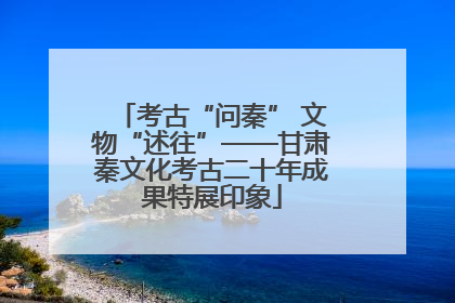 考古“问秦” 文物“述往”——甘肃秦文化考古二十年成果特展印象
