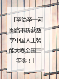至简至一河图洛书斩获数字中国人工智能大赛全国二等奖！
