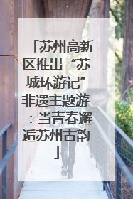苏州高新区推出“苏城环游记”非遗主题游：当青春邂逅苏州古韵