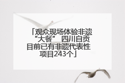 观众现场体验非遗“大餐” 四川自贡目前已有非遗代表性项目243个