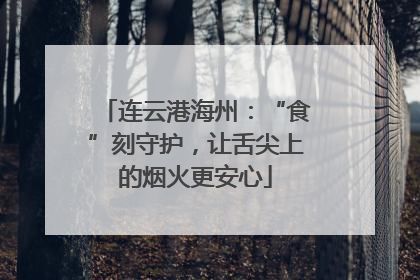 连云港海州：“食”刻守护，让舌尖上的烟火更安心