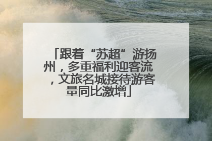 跟着“苏超”游扬州，多重福利迎客流，文旅名城接待游客量同比激增