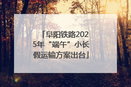 阜阳铁路2025年“端午”小长假运输方案出台