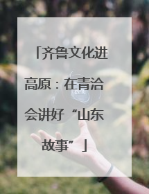 齐鲁文化进高原：在青洽会讲好“山东故事”