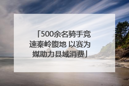 500余名骑手竞速秦岭腹地 以赛为媒助力县域消费